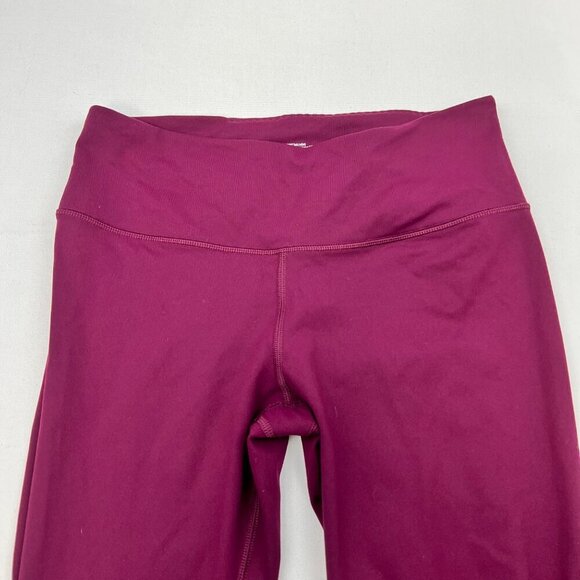 Victoria Sport Victoria’s Secret Leggings Criss Cross Leg Bordeaux Size Medium - Picture 3 of 8